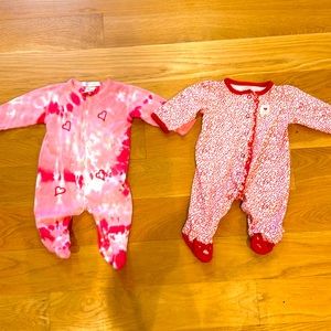 Baby Girl Valentine’s Day, PJ lot